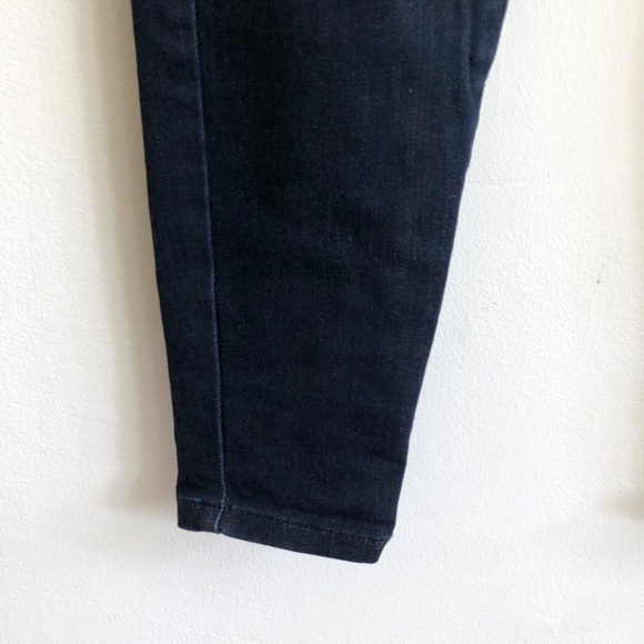 J. Jill Denim Leggings 4P, 5-pocket Dark Stretch Skinny Jeggings mid/low rise - Picture 7 of 12